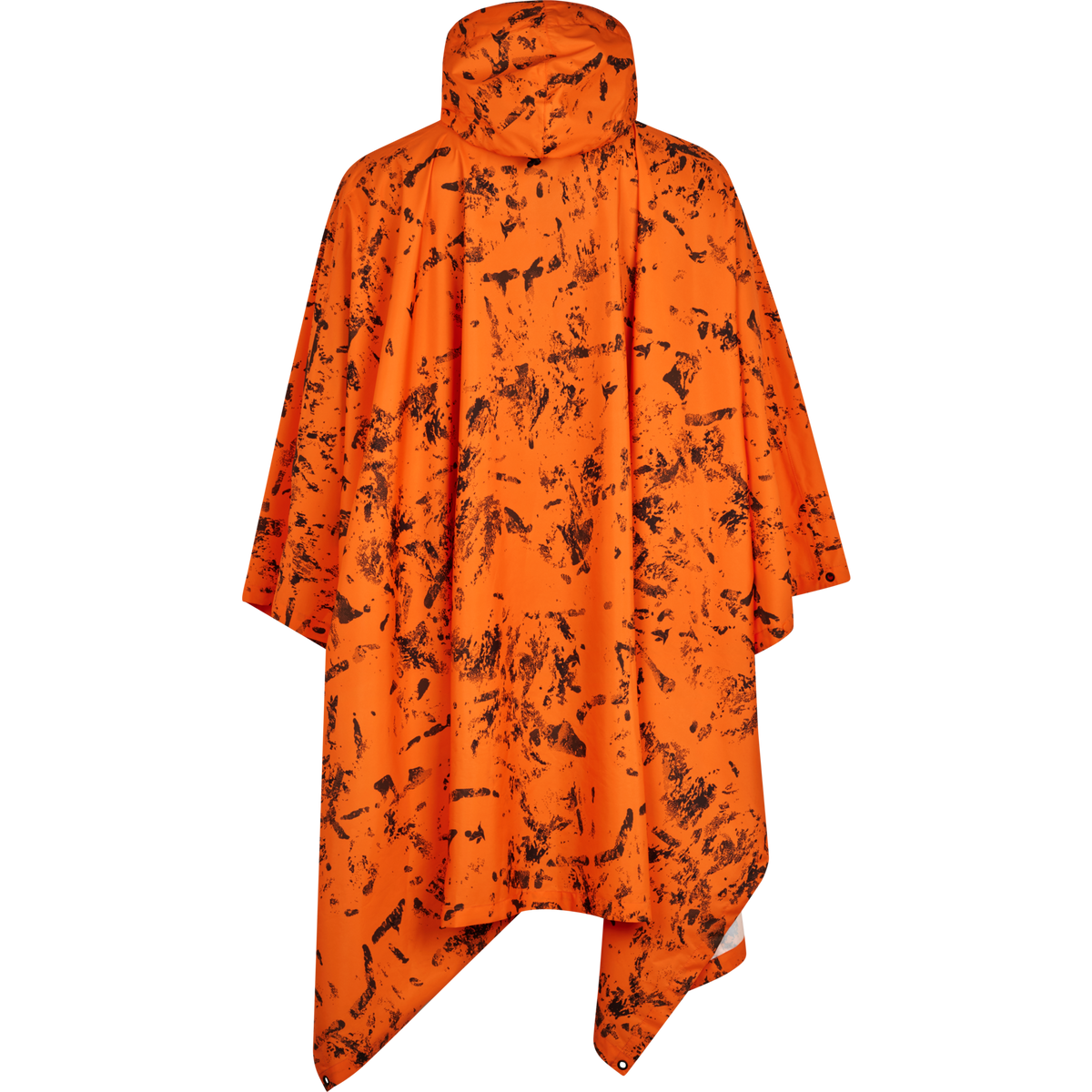 Taxus Camo Rain Poncho inVis orange blaze one size