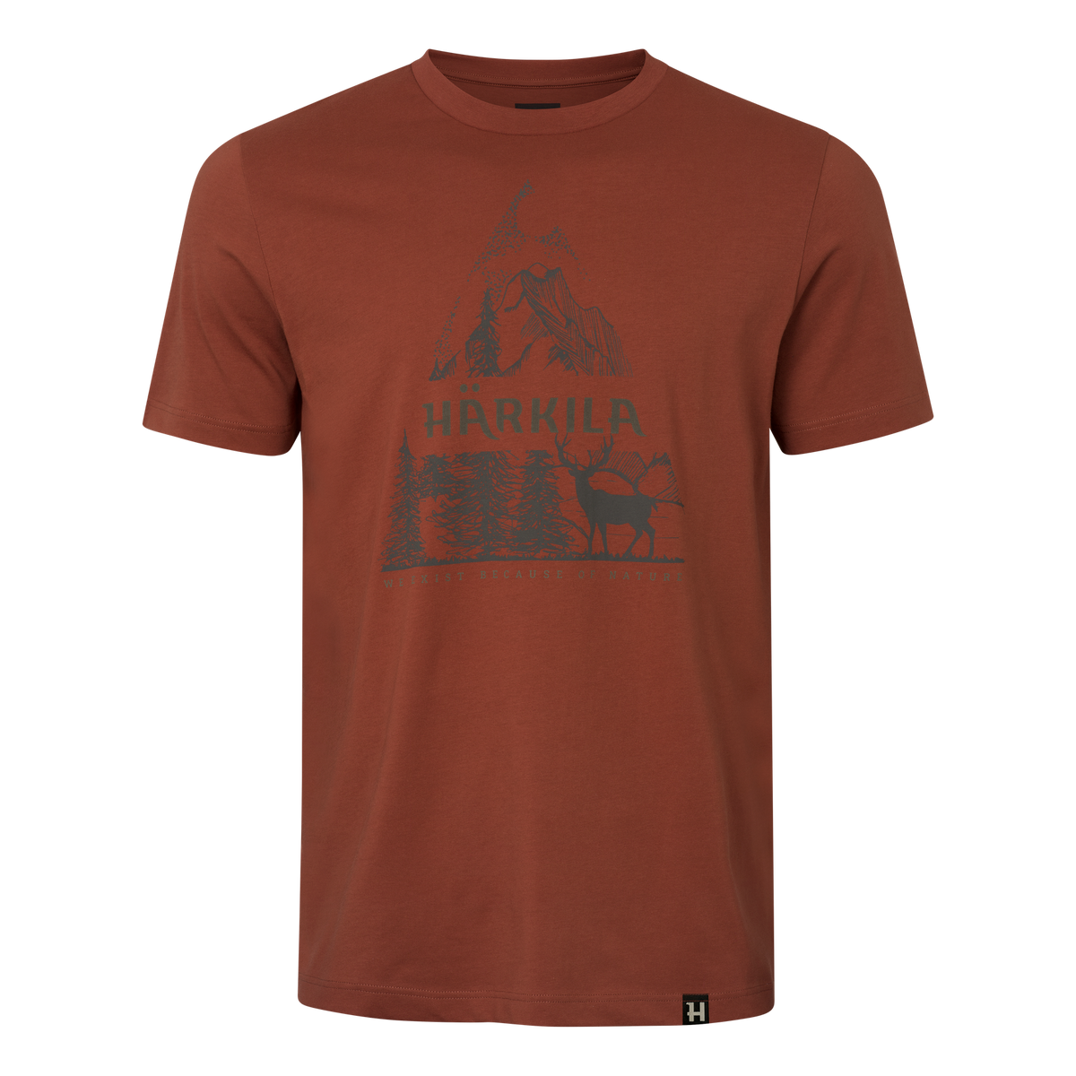 Härkila Nature S/S t-shirt Autumnorange
