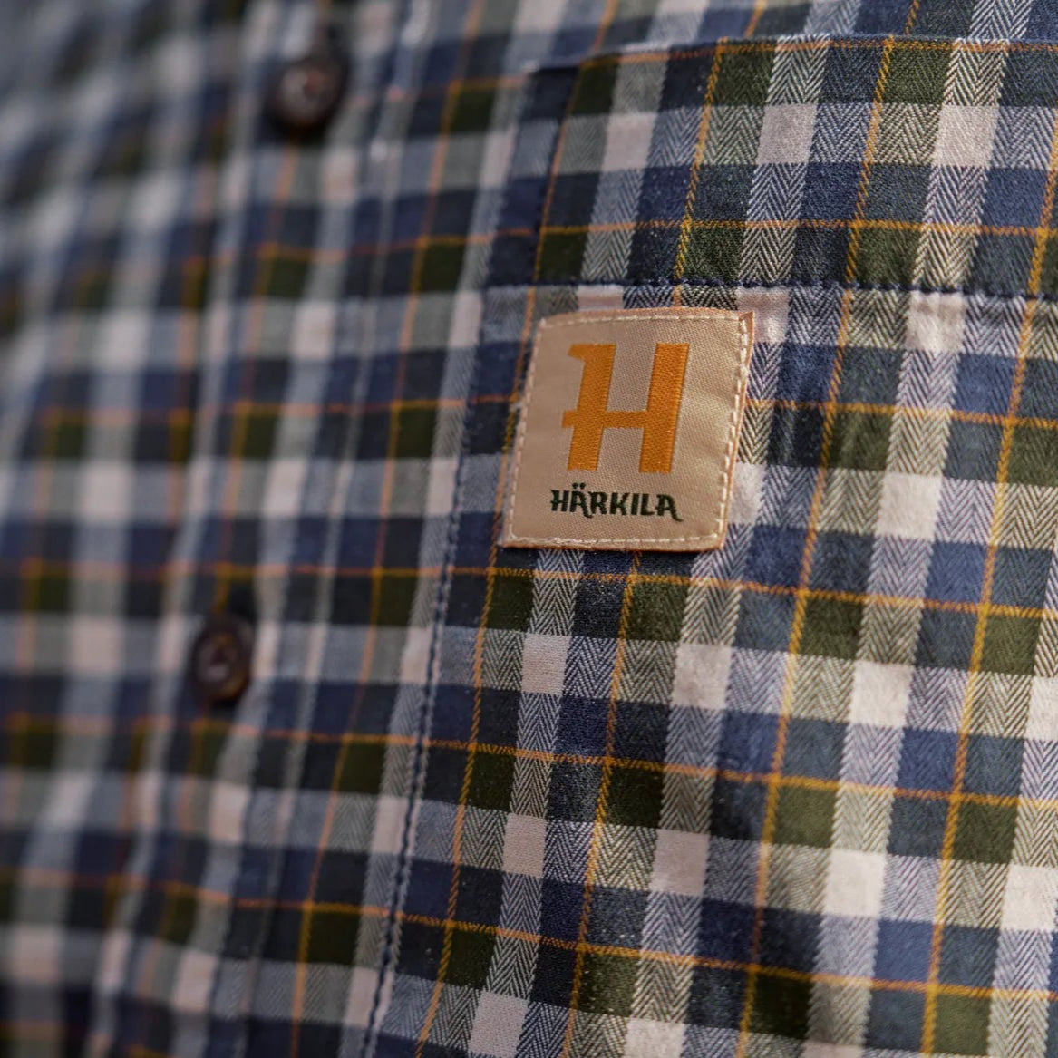 Härkila Fjell S/S-skjorte Naval Blue Check
