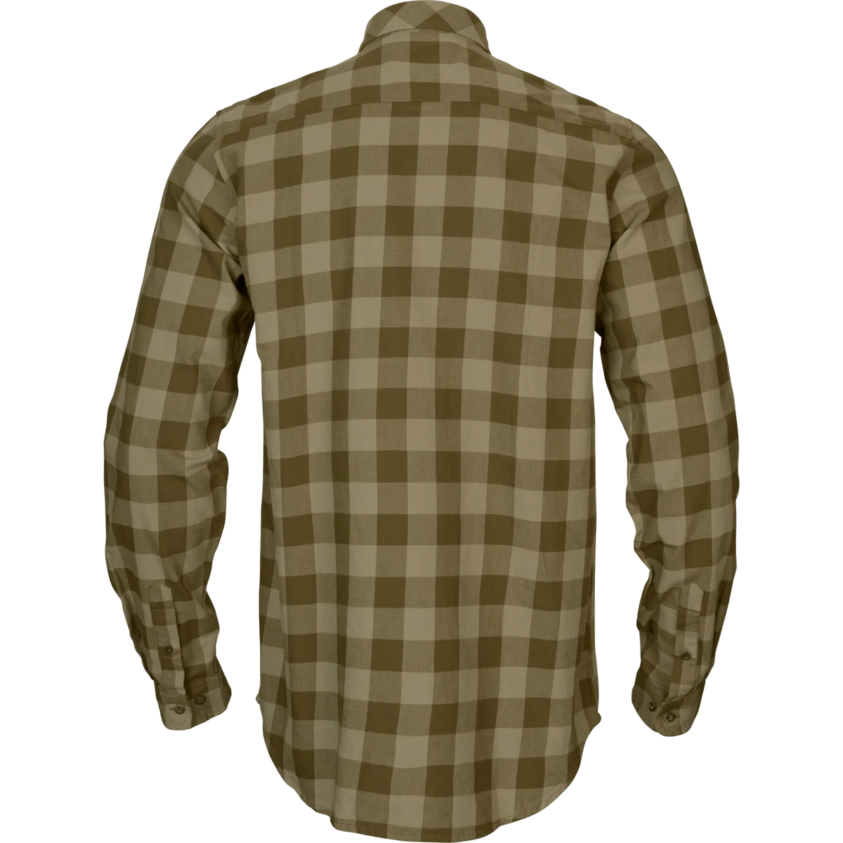 Härkila skandinavisk L/S-skjorte Dark olivecheck