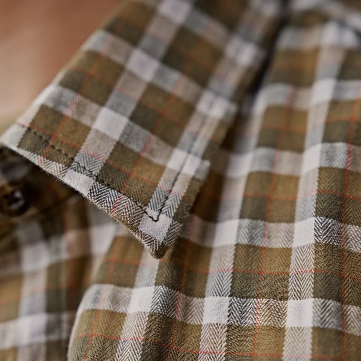 Härkila Fjell skjorte til kvinder dark olive check