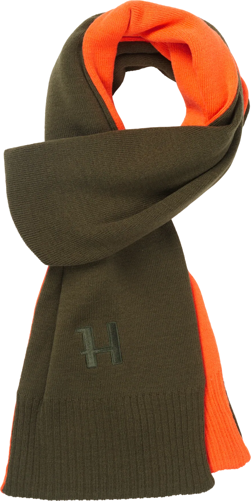 Härkila Reversible Tørklæde Willow green/Orange