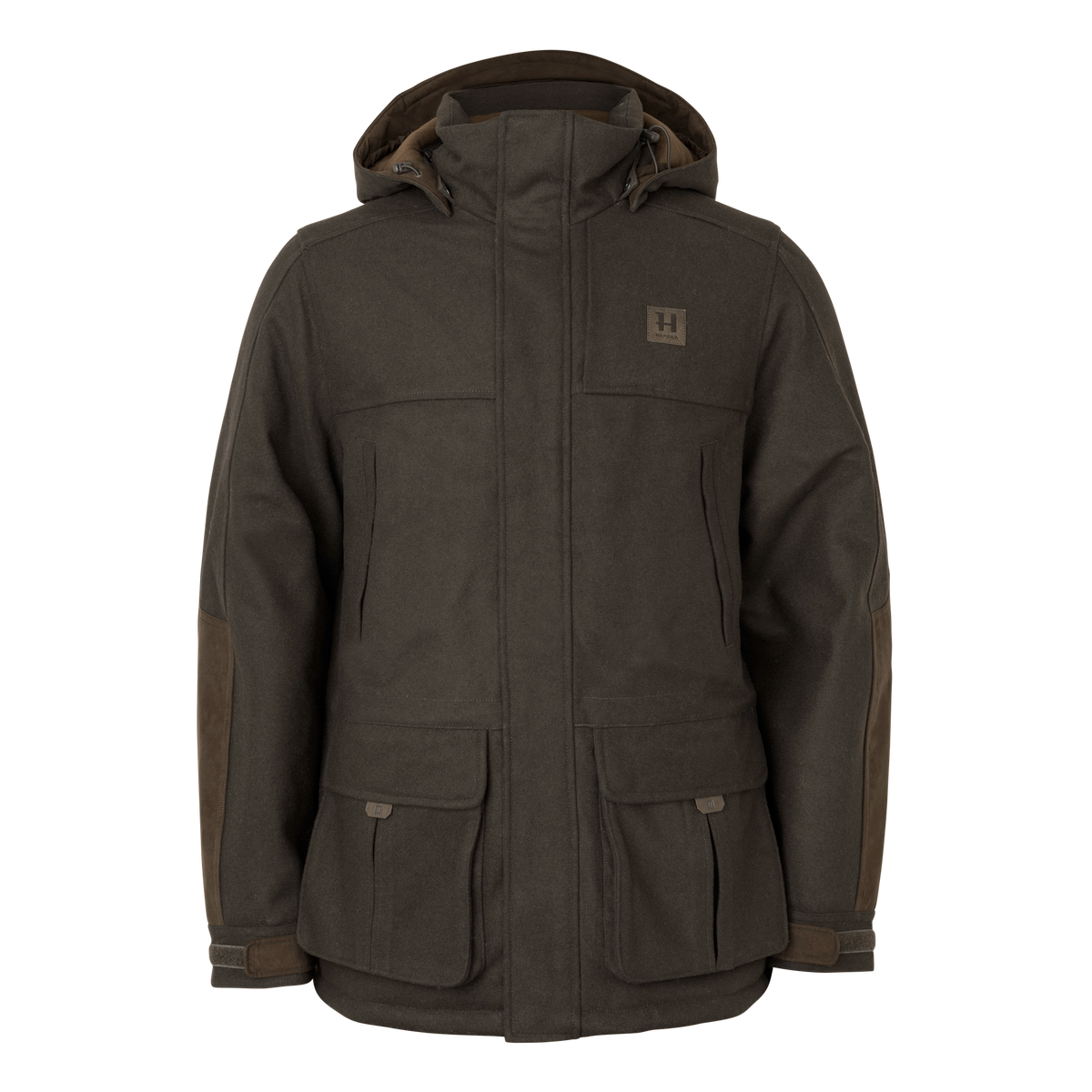 Kodiak CleverWool HSP isoleret jakke Dark hunting green/Shadow brown