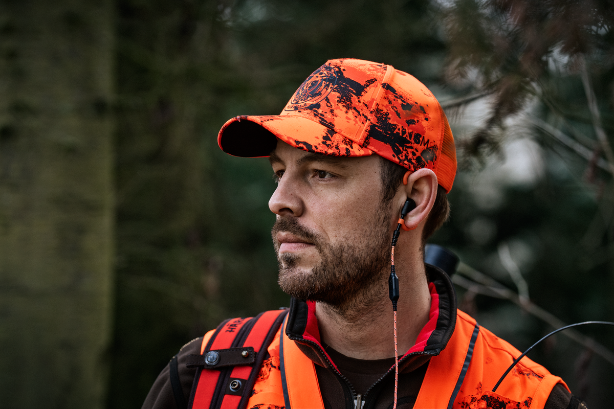 Wildboar Pro Blaze camo lys kasket AXISMSP®CE orange/Shadow brown, ONESIZE