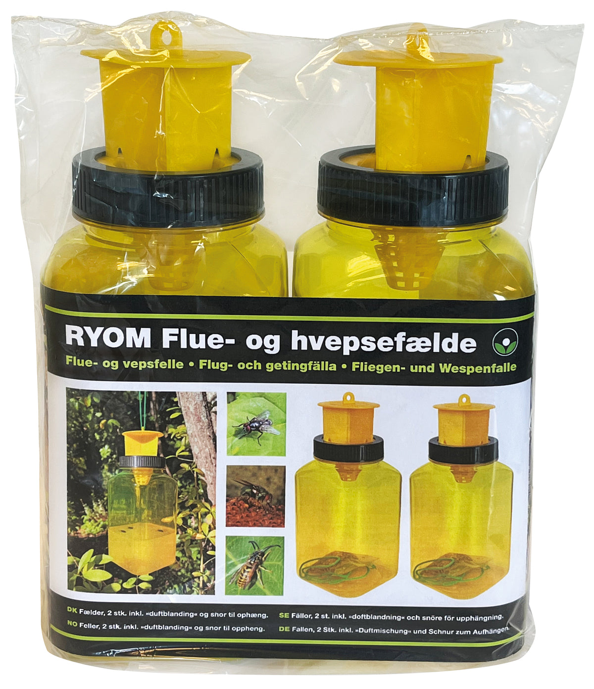 Ryom Flue og Hvepsefælde 2 X 1 ltr.