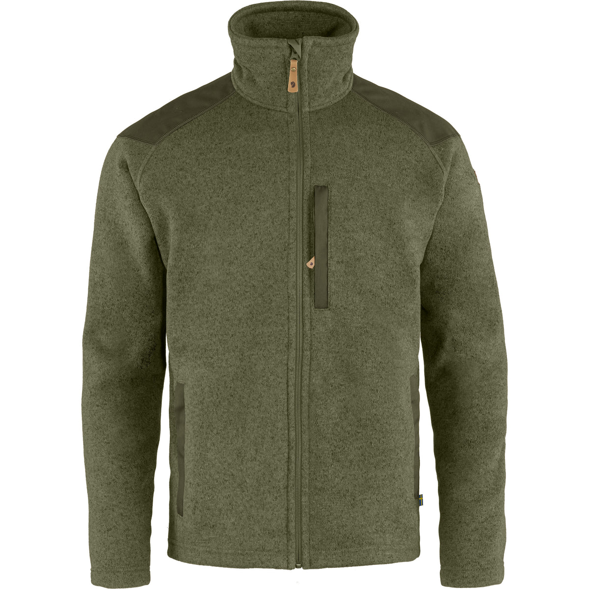 Buck Fleece M Laurel Green Deep Forest