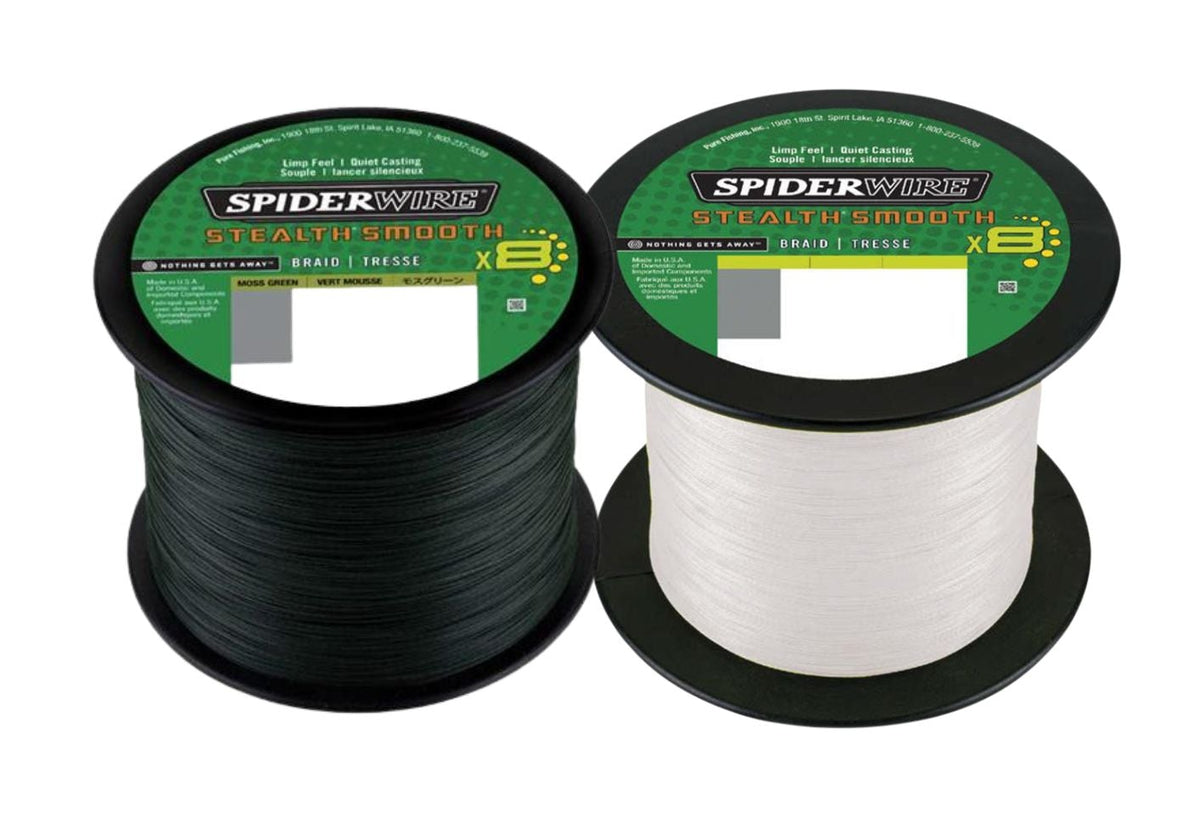 Påspoling af 150M Spiderwire Smooth 8 ved Hjulkøb