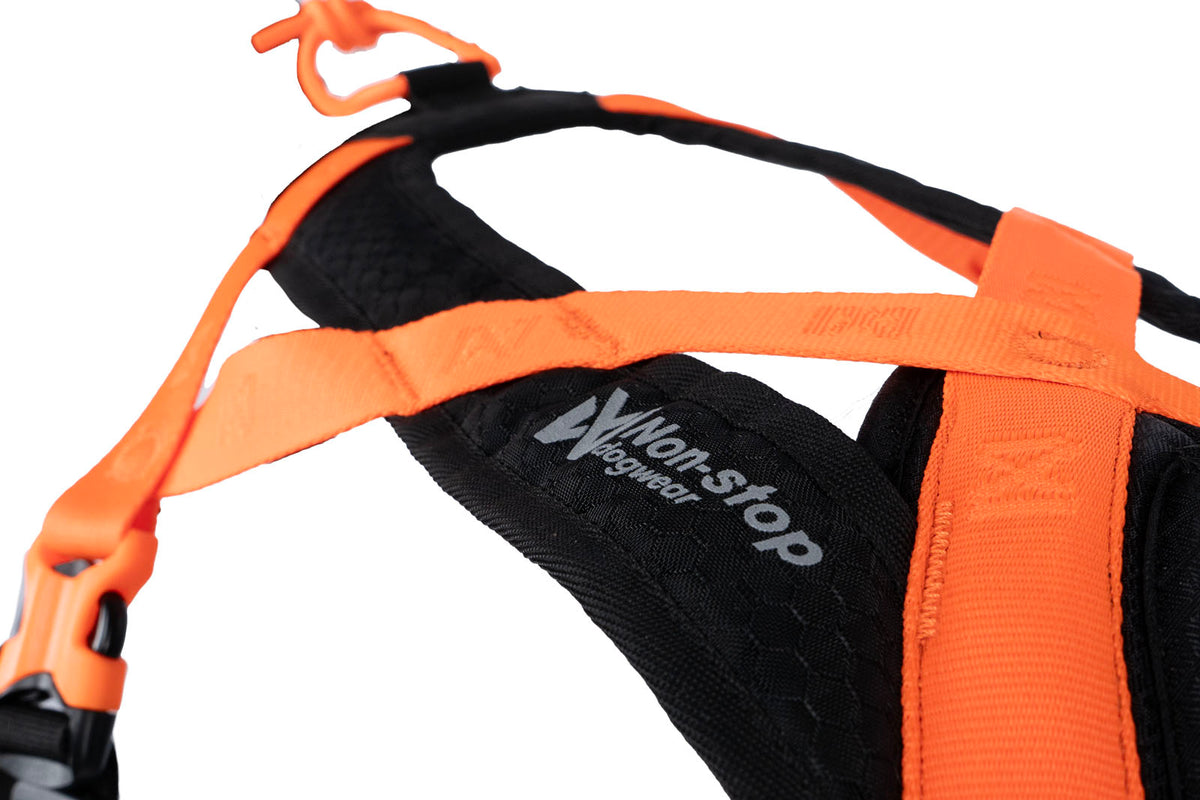 Non-Stop Rush harness, black/orange