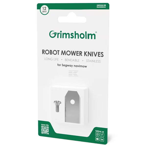 Grimsholm Segway Navimow Knivblad 12 stk.