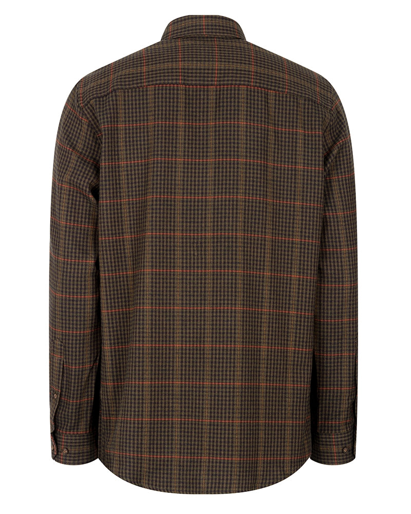 Harris Cotton/Wool Twill Check Shirt
