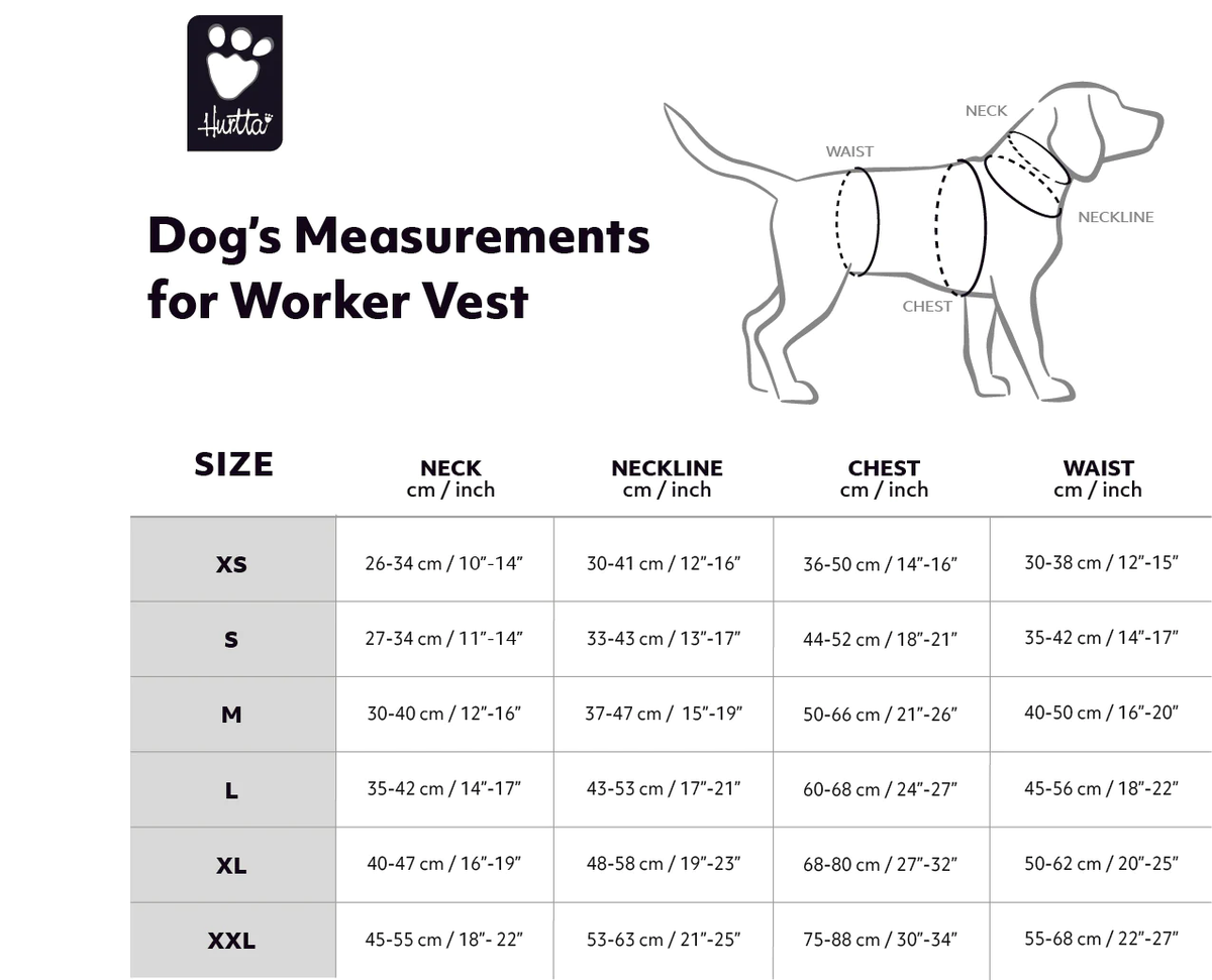 Hurtta Worker Vest Neon Combo