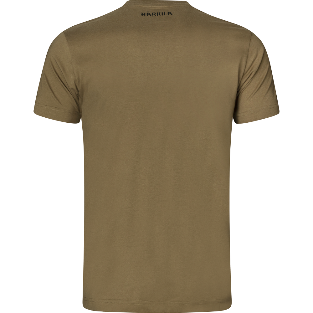 Härkila Logo band T-shirt Dark antique bronze