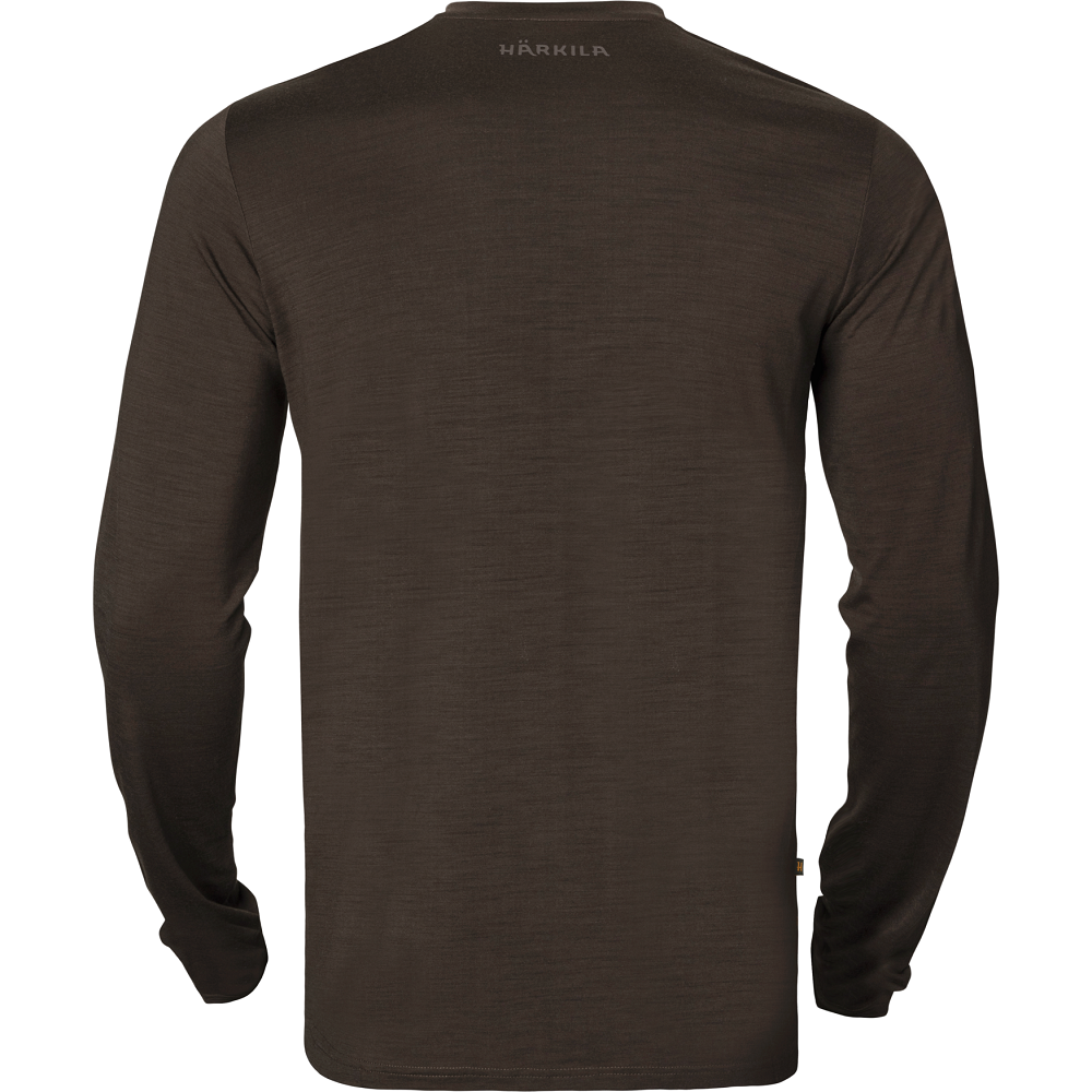 Härkila Base all season L/S T-shirt shadow brown