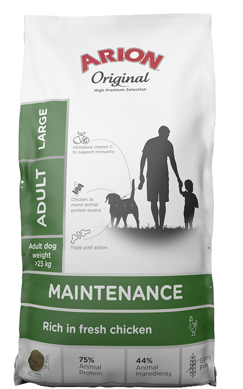 Arion Original Maintenance L 12 kg Kylling & Ris