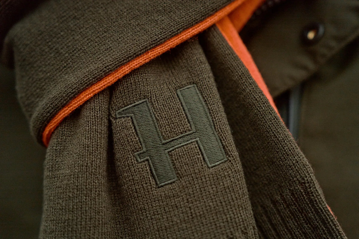 Härkila Reversible Tørklæde Willow green/Orange