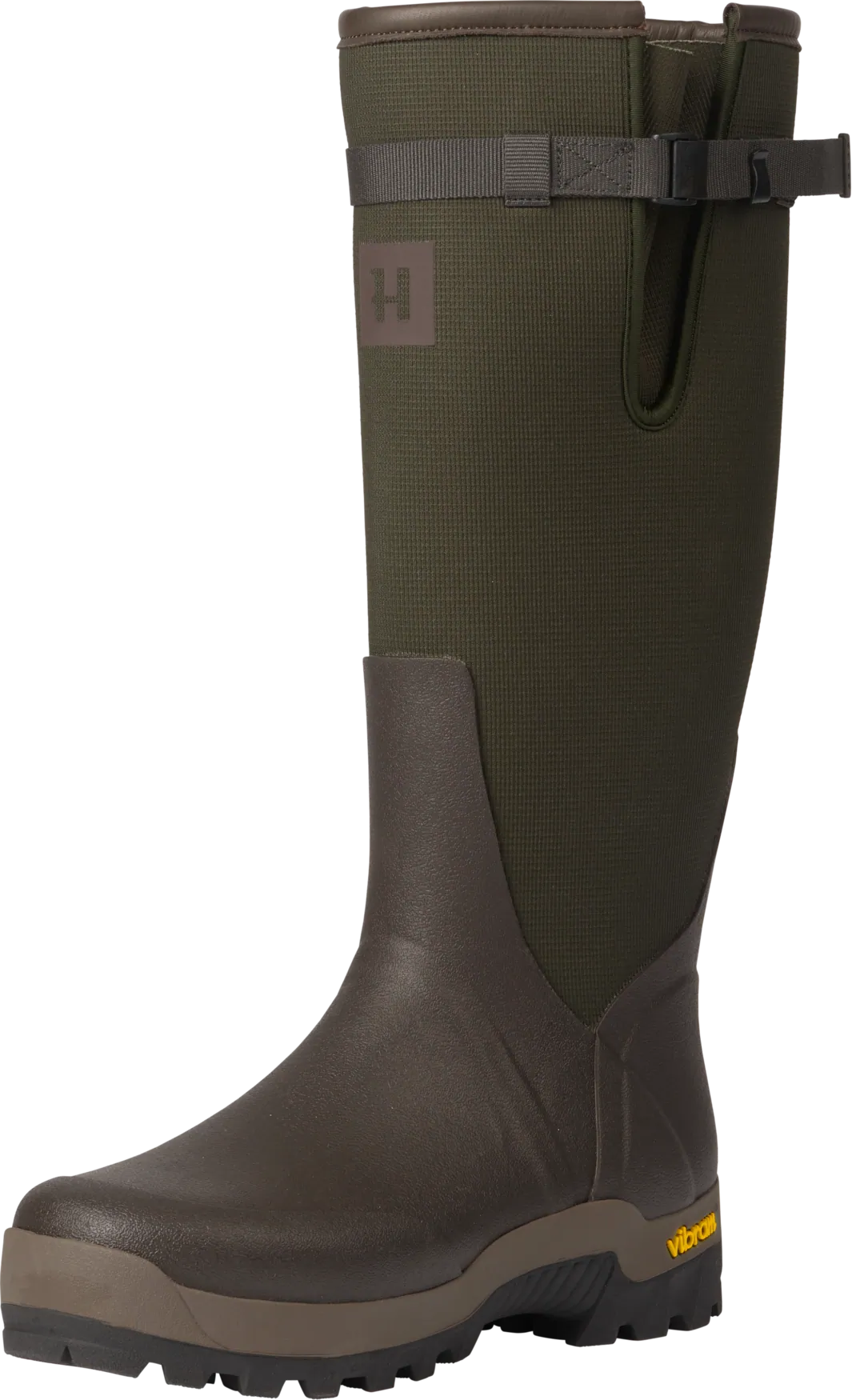Forester Textile Gummistøvler Willow green/Deep brown