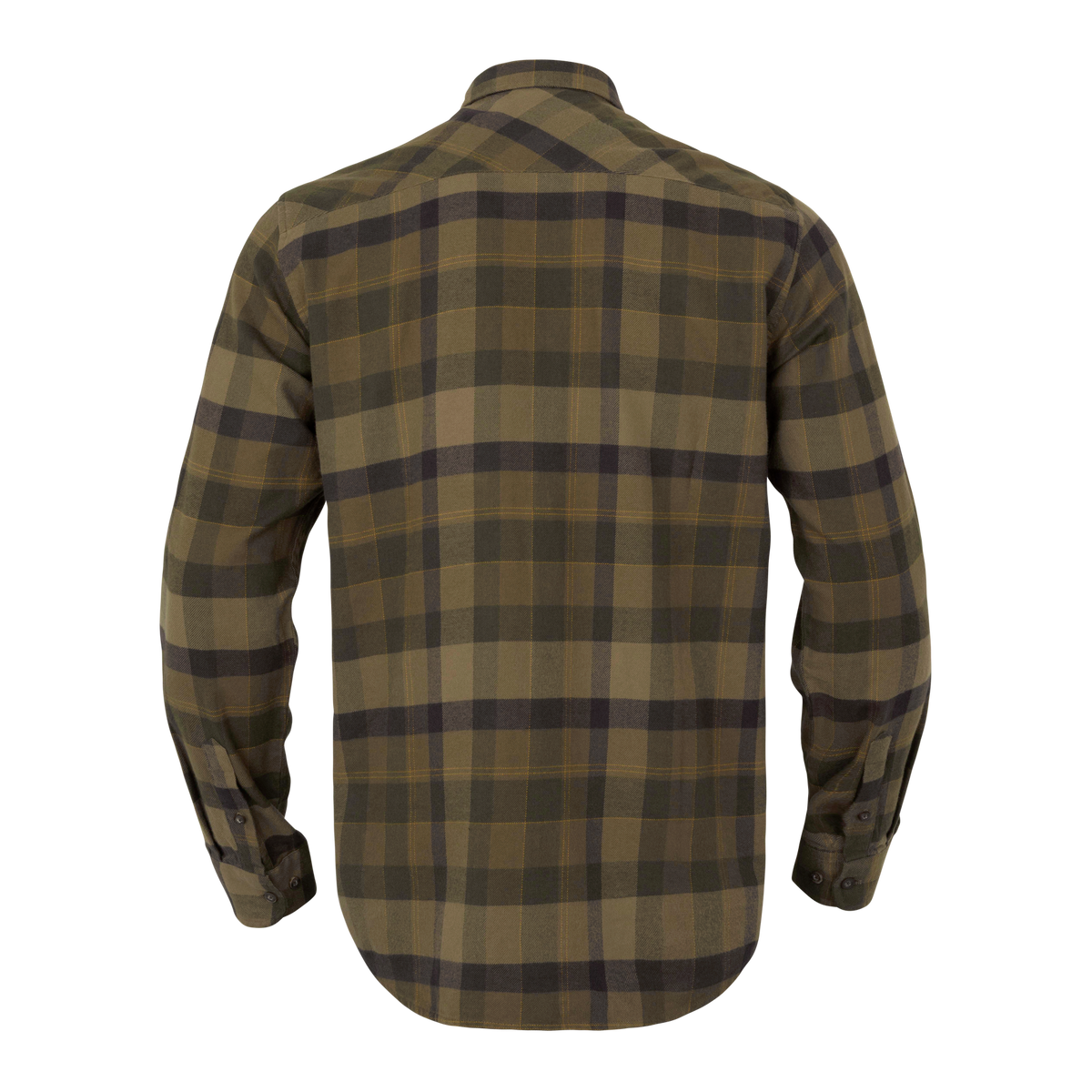 Asmund L/S skjorte Beech green check