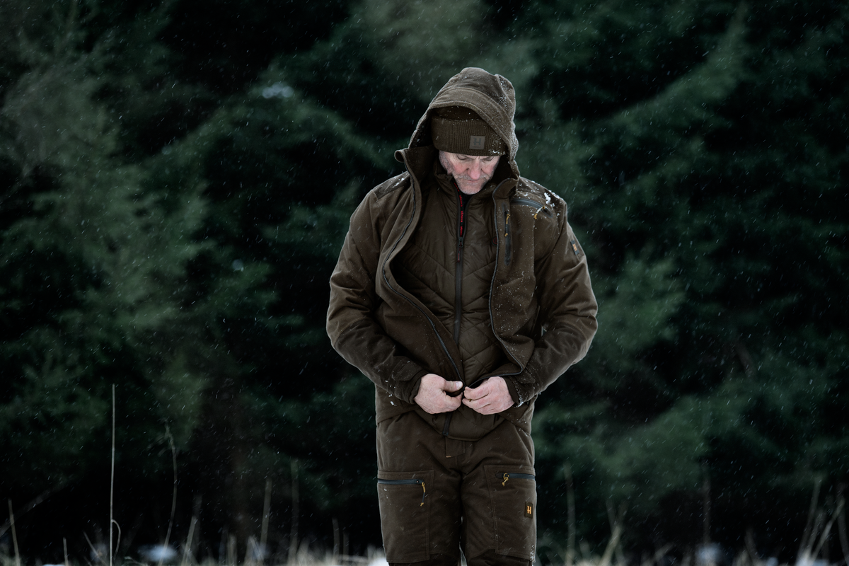 Härkila Heat Insulated vest Willowgreen/Shadow brown