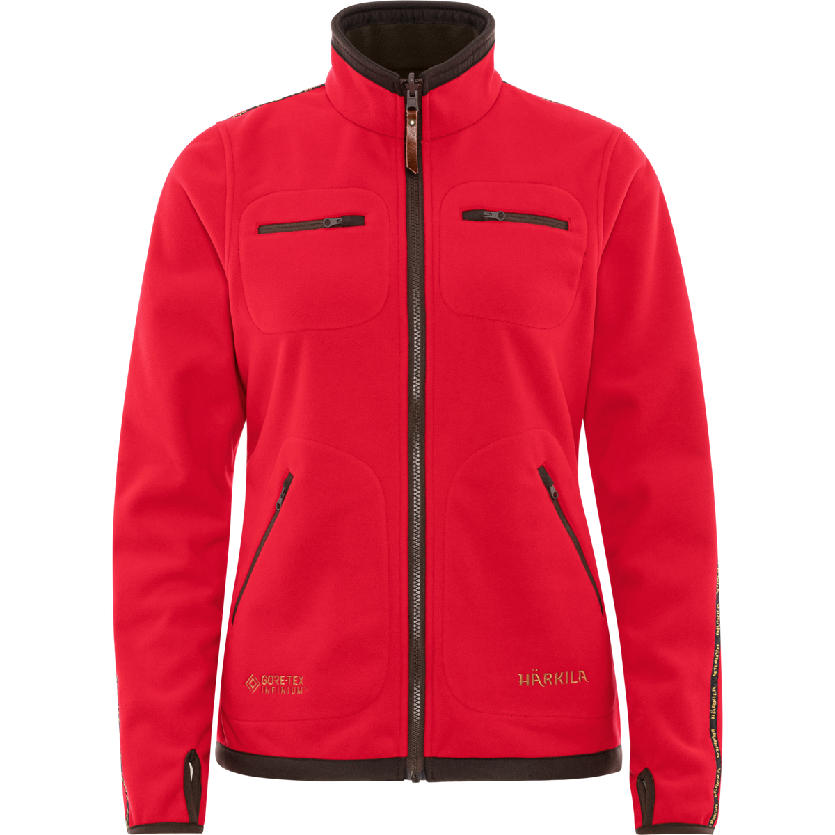 Härkila Kamko Fleece Women Brown/Red