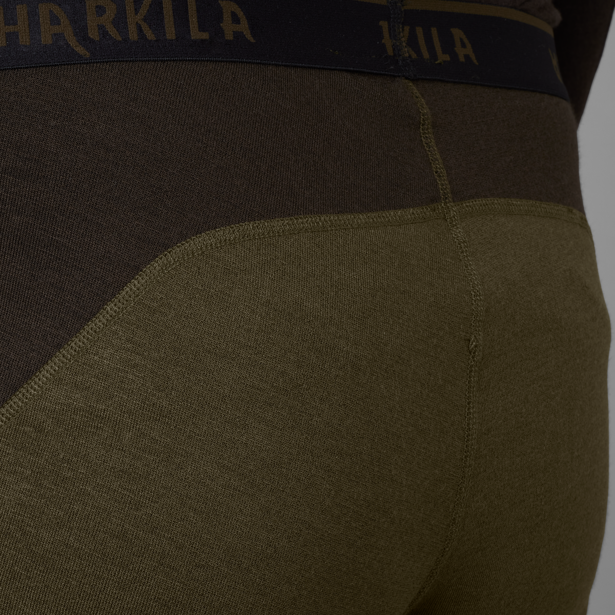 Härkila Base Warm Long Johns Willow Green/Shadow Brown