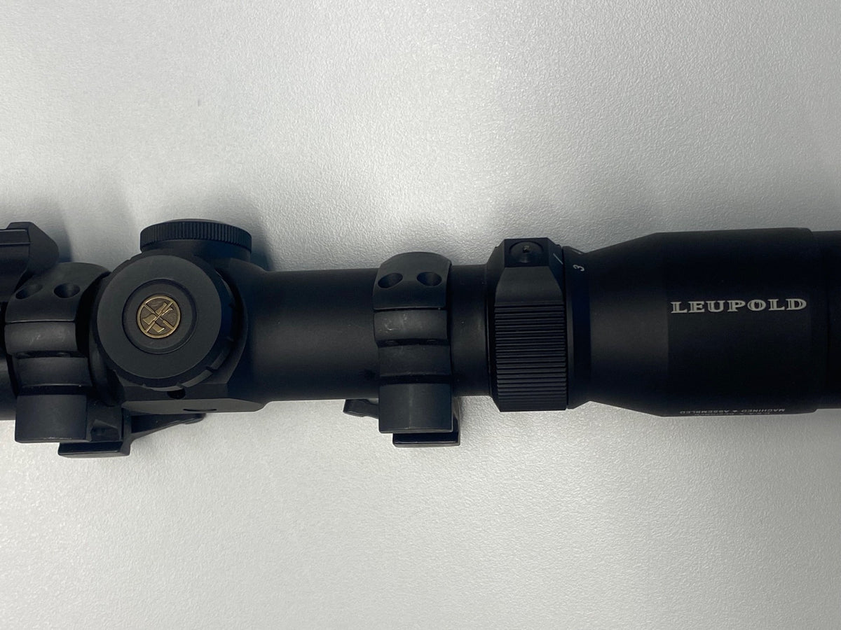 Brugt Leupold VX-R 3-9x50 med lys og QR stålmontage
