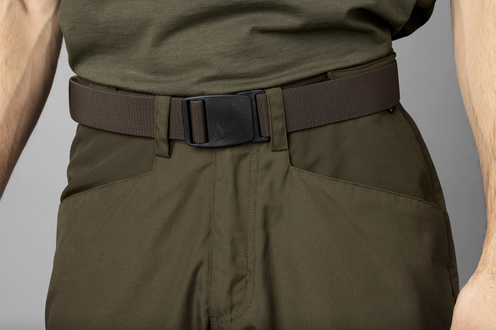 Seeland Arc bælte dark brown - one size