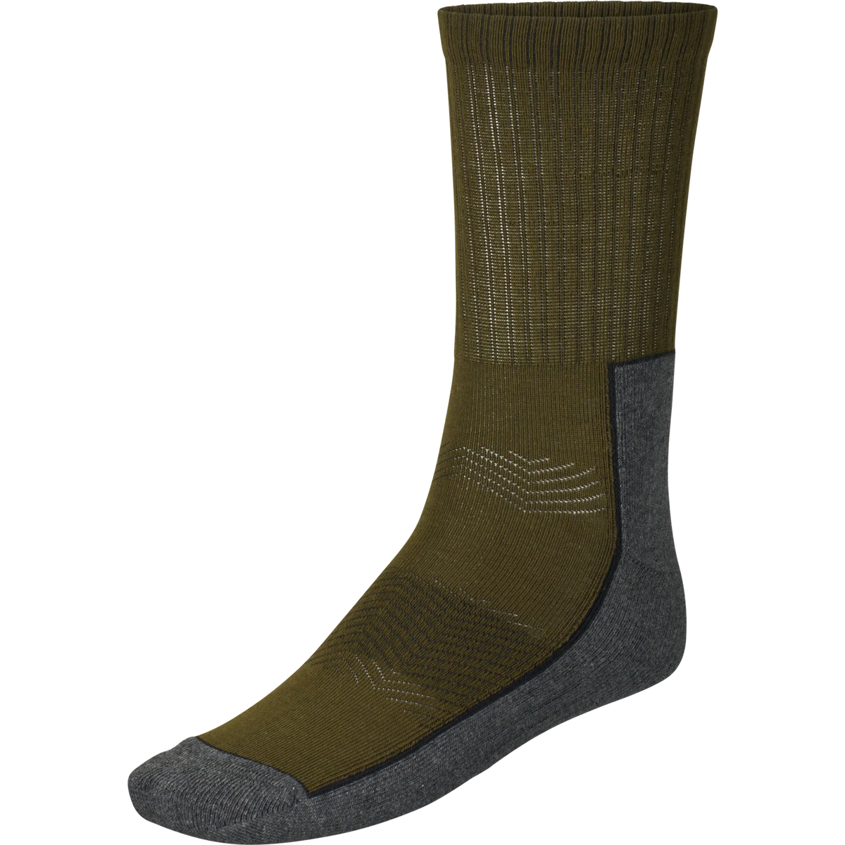Field strømpe 3 pack pine green/dark grey