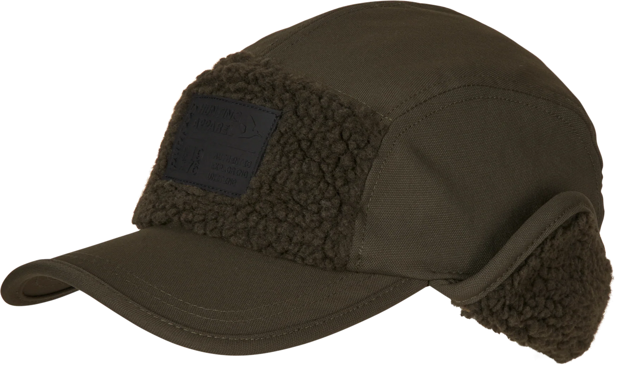 Teddy Fold Down Cap Pine Green ONE SIZE