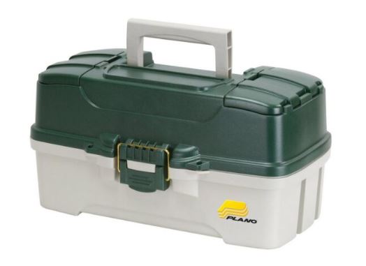 Plano 3 Tray Tackle Box Grøn/Hvid