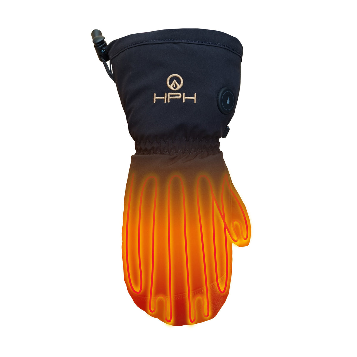 Happyhot Hemsedal - tykke luffer med elvarme og Primaloft Gold