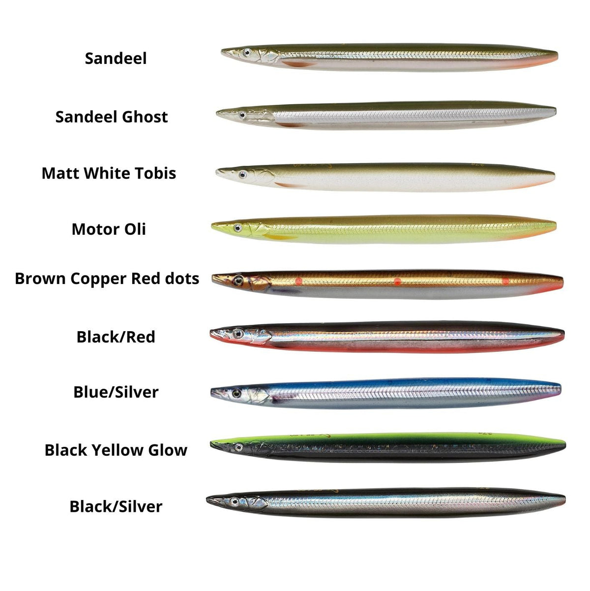Savage Gear Line Thru Sandeel 19g