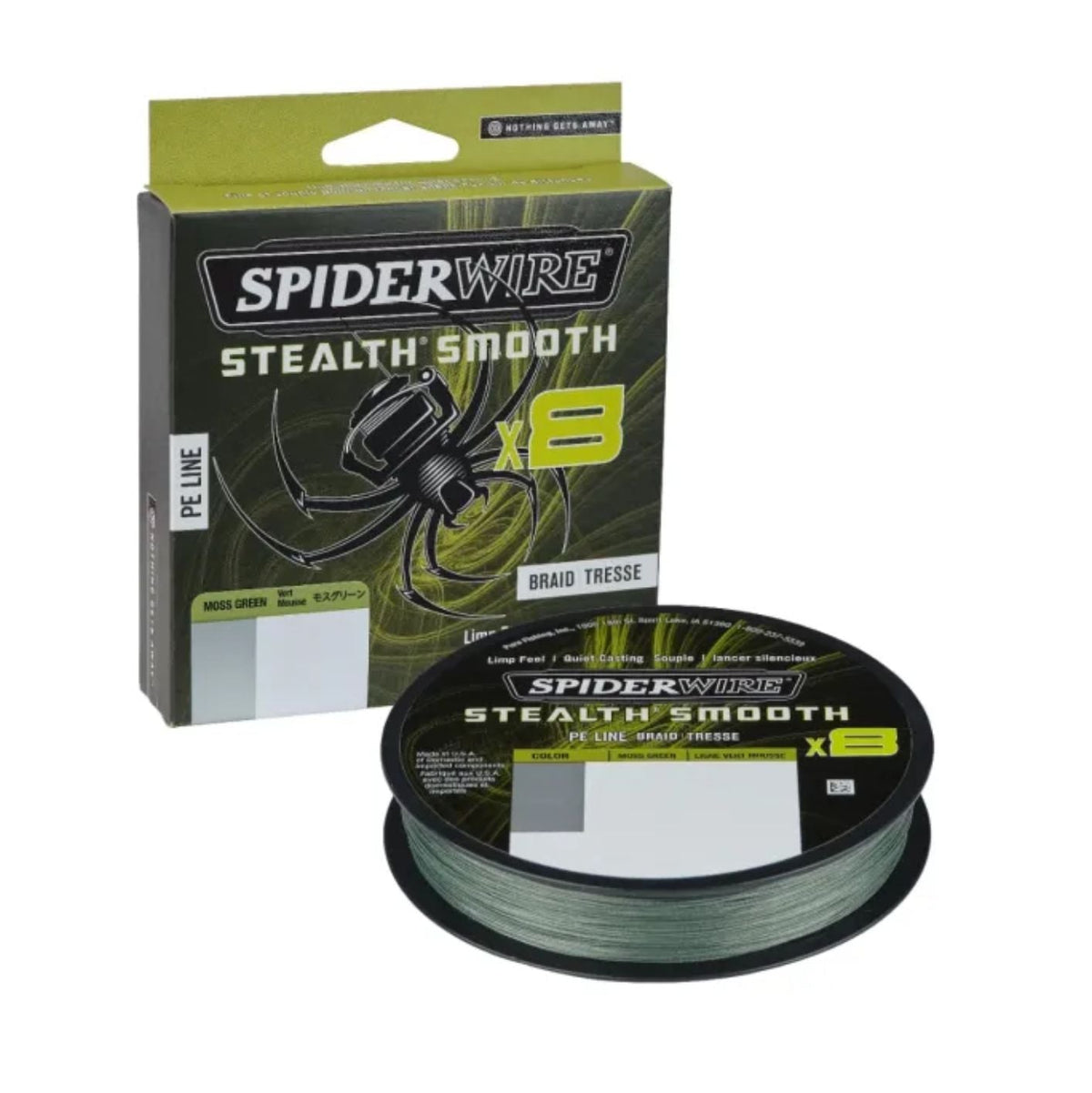 Spiderwire Stealth Smooth 8 Moss Green 150M
