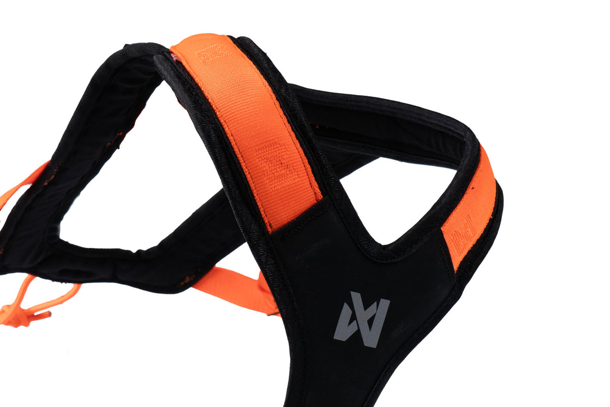 Non-Stop Rush harness, black/orange