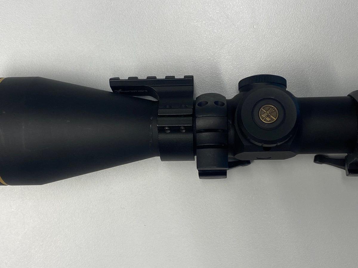 Brugt Leupold VX-R 3-9x50 med lys og QR stålmontage
