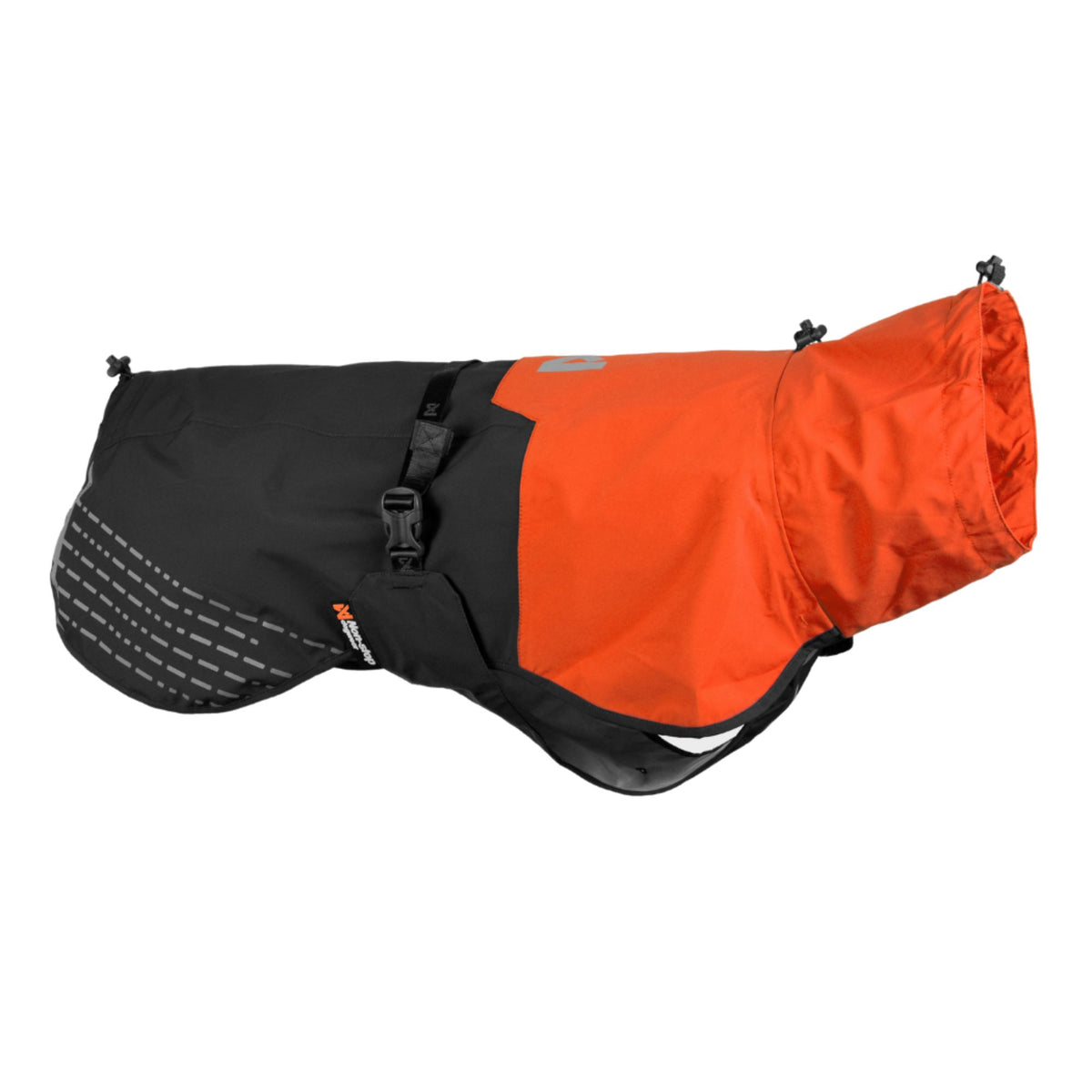 Non-Stop Fjord raincoat black/orange
