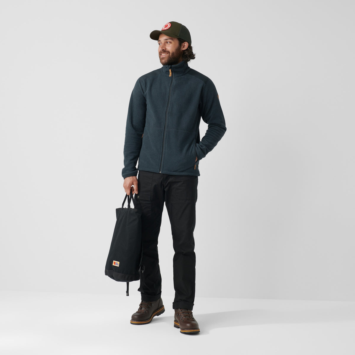 Sten Fleece M Dark Gray