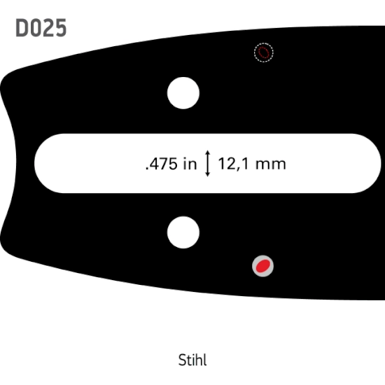 Sværd og kæde sæt 16"-.325-1,6 mm -67 led - 025